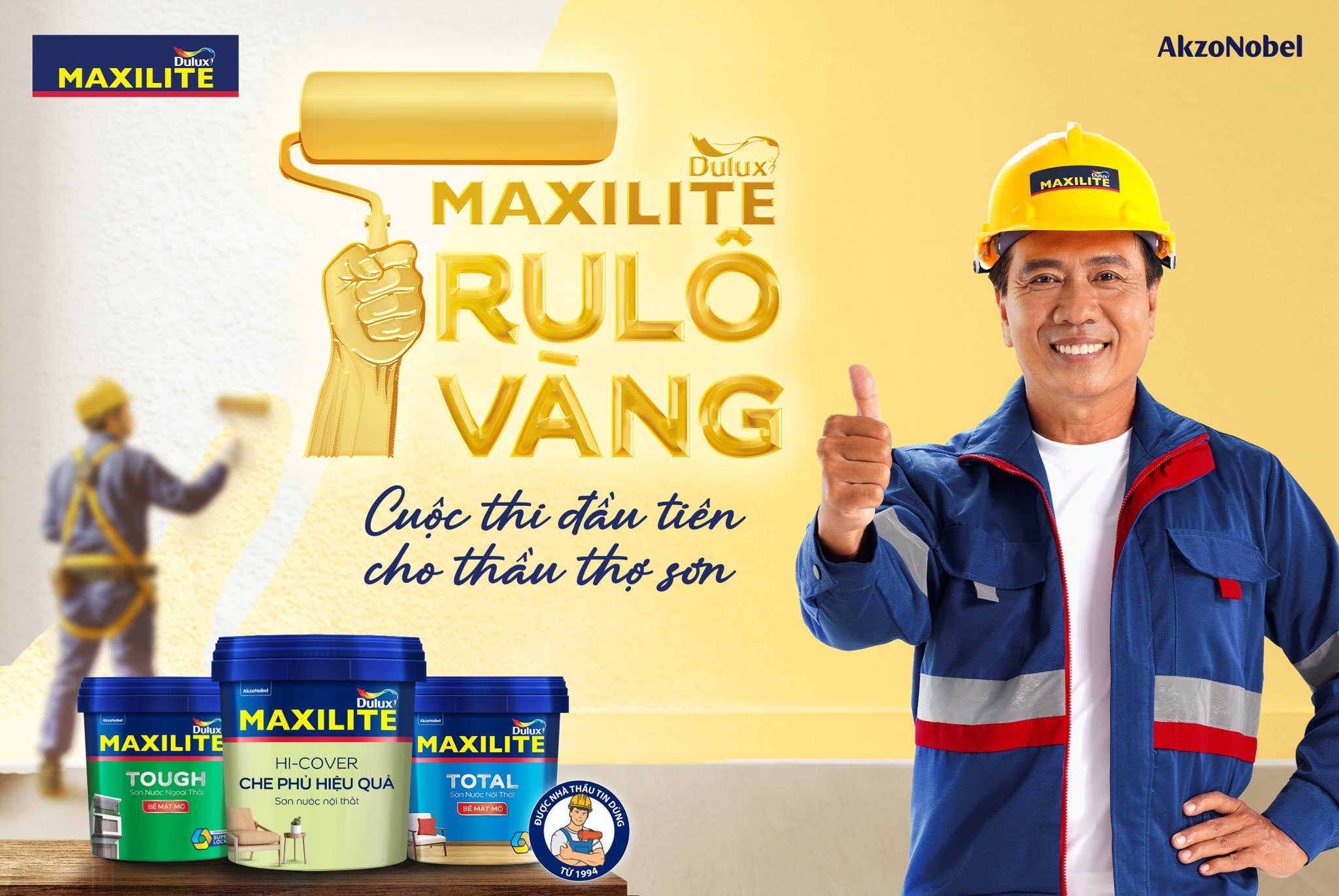 Maxilite Rulo Vang Khi nghề sơn lên ngôi: Maxilite từ Dulux khởi động cuộc thi