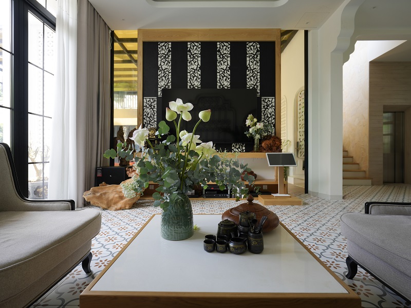 QN Villa: Khi tinh thần Indochine gặp gỡ vẻ đẹp Bắc Âu thanh lịch